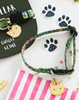 Close up of a cat collar as cat gift