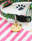Close up of a cat collar as cat gift