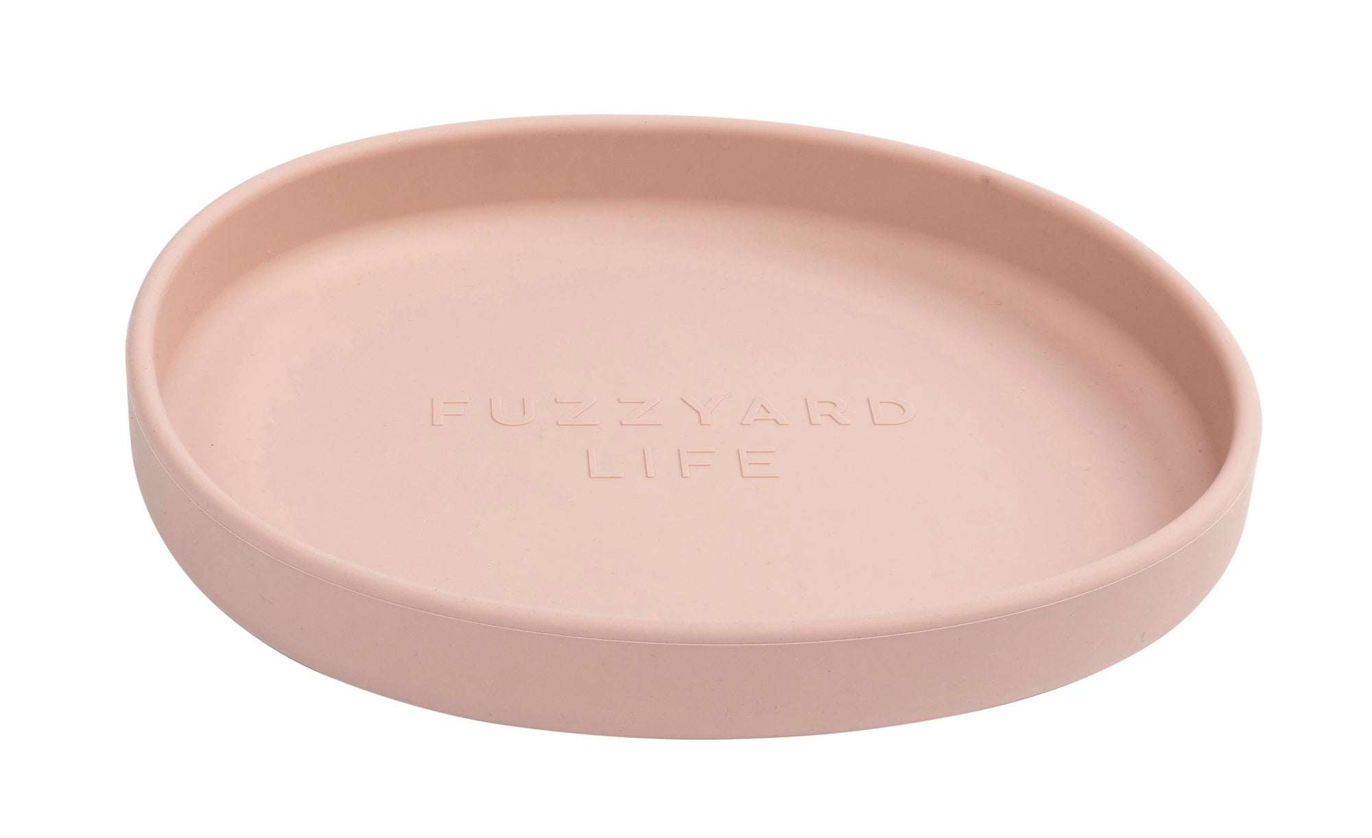 Pink ceramic cat dish with 'Culinary Life' branding on a white background