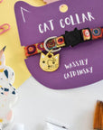 Close up of a cat collar as cat gift