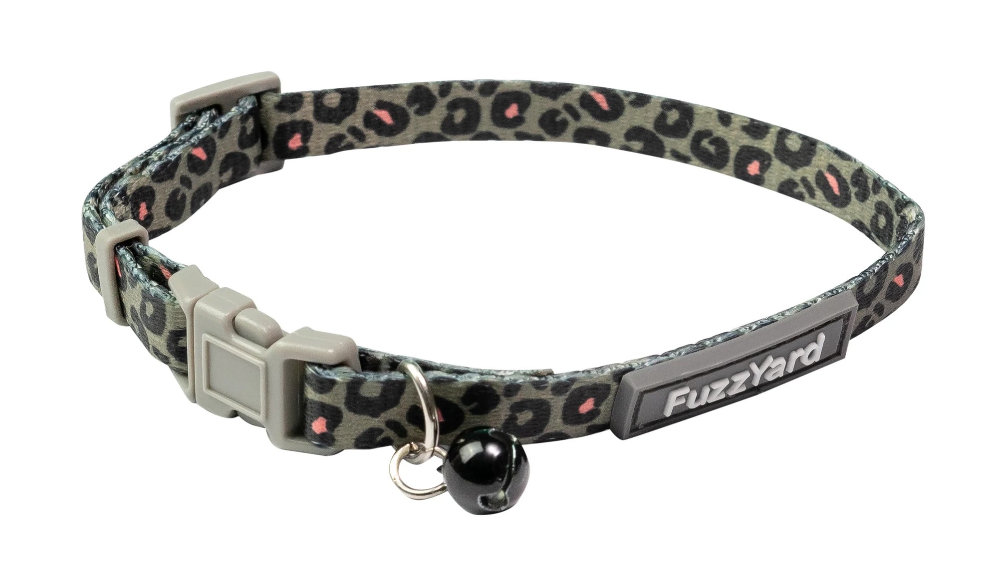 Adjustable Leopard Print Cat Collar