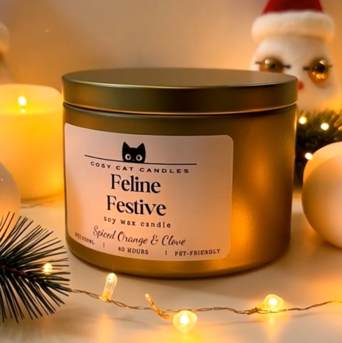 Cosy Cat Candles – Winter Collection